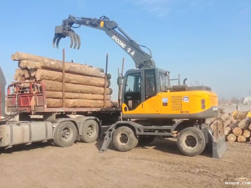 mzops110轮式抓木机性能特点