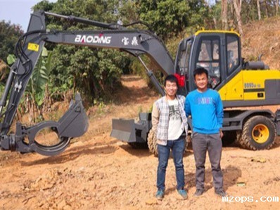 mzops抓木机广东抓木机客户