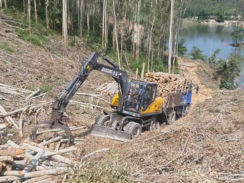 mzops轮式抓木机市场占有率提高