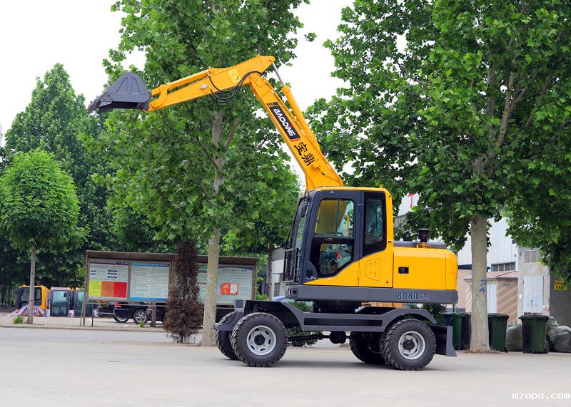 mzops小型轮式挖掘机多少钱