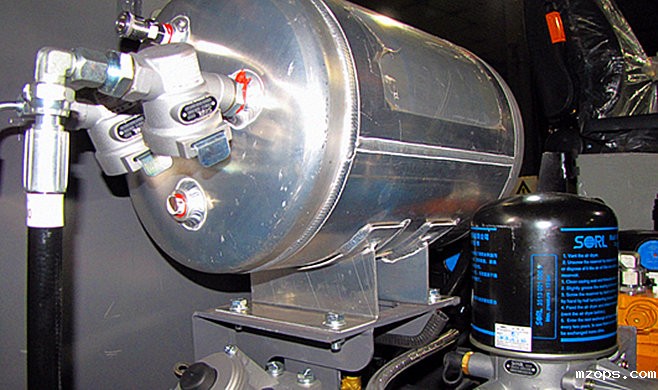 不锈钢储气筒带过滤阀